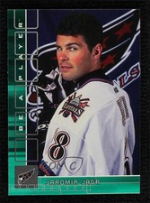 2001-02 ITG Be A Player Memorabilia Emerald /10 Jaromir Jagr #129