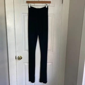 Free People Golden Hour Pantalón Acampanado Tejido Acanalado Cintura Alta Talla S Mujer - Imagen 1 de 9