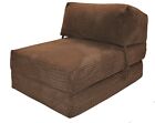 GILDA CHAIR Z BED Single Fold Out Chairbed Folding Guest Sofa Rock n Roll Camper
