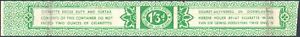 South Africa Cigarette revenue 1949-60 1s3d bright green 2oz seal, X145 complete