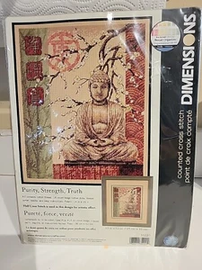 Dimensions Counted Cross Stitch Kit #35220 Purity, Strength, Truth 14"x16" - Picture 1 of 4