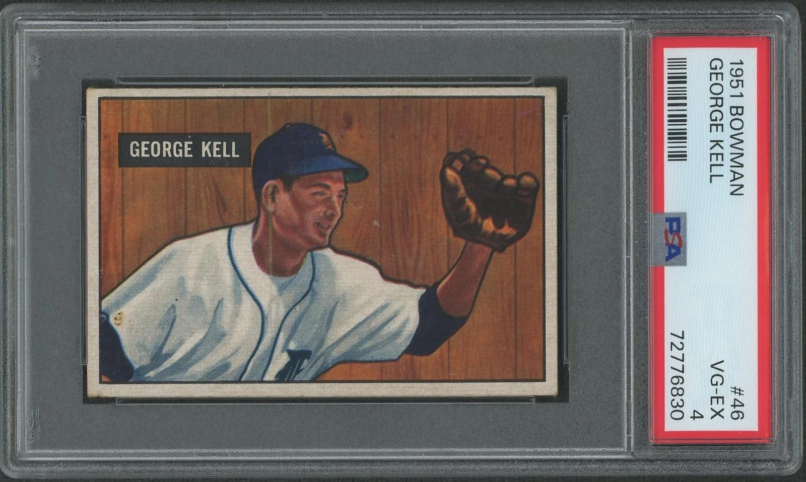 1951 Bowman Baseball #46 George Kell PSA 4 (VG-EX)