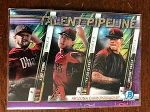 2017 Bowman Chrome Talent Pipeline Purple Mojo Refractor Diamondbacks Banda /250 - Picture 1 of 1