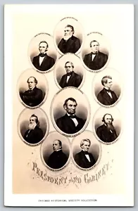 Abraham Lincoln & sein Bürgerkrieg Kabinett Postkarte, Chicago Historical Society - Bild 1 von 3
