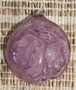Murano Glas Rosa Band Pfirsich - Bild 1 von 5