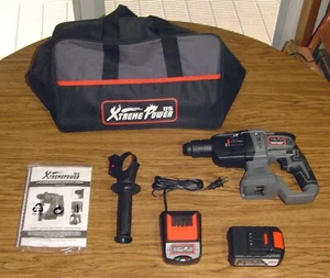 TALADRO DE MARTILLOS GIRATORIO XTREME POWER US 20V 4.0AH LITIO SIN ESCOBILLAS SDS - Imagen 1 de 9