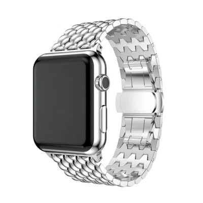 Stainless Steel Strap for Apple Watch Series 11 10 9 8 7 6 5 SE Metal Watch Band - Image 1 of 4