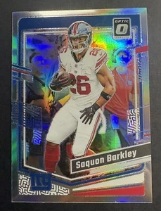 2023 Panini Donruss Optic Saquon Barkley #147 Holo Silver Giants Eagles - Picture 1 of 2