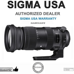 Sigma 60-600 mm F4.5-6.3 DG OS HSM SPORT für Nikon. U.S. Autorisierter Händler