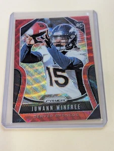 2019 Panini Prizm Juwann Winfree Rookie Red Wave Prizm #387 125/149 - Picture 1 of 2
