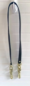 Coach Marineblau Lackleder Ersatz Tasche Riemen Griff Gold Hardware 37" - Bild 1 von 4