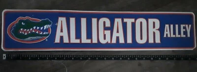 University of Florida Gators - Alligator Alley Street Sign 5" x 24" - Image 1 of 4