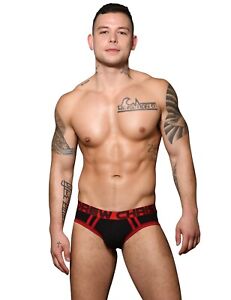 Andrew Christian - CoolFlex Modal Active Brief w/ Show-it - Black / Charcoal