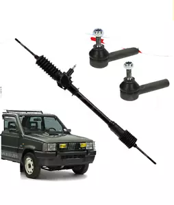 LENKGETRIEBE FÜHRUNG FIAT PANDA 86-03 4x4 E 4x2 MIT KÖPFEN - Bild 1 von 3