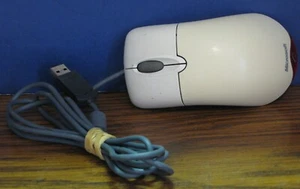 Microsoft Wheel Mouse Optical Original Release USB - PS/2 Compatible - White - Picture 1 of 5