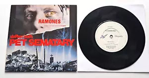 Ramones - Pet Sematary UK 1989 Chrysalis Records 1st Press 7" Single P/S - Imagen 1 de 2