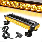 Amber 30 Leds Safety Strobe Flashing Light Bar Double Side High Intensity Roof T