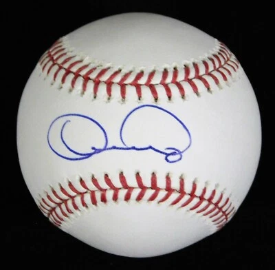 Béisbol de Grandes Ligas firmado por Yunel Escobar en bolígrafo azul autenticado por MLB Foto 1 de 2