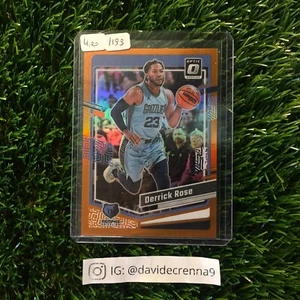 Derrick Rose 2023-24 Panini Donruss Optic #34 Orange - 059/199 - Imagen 1 de 3