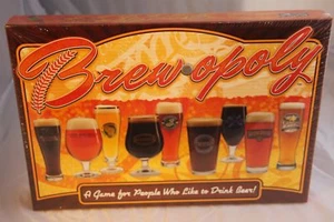 Brew-Opoly BrewOpoly A Cerveza Temática Monopoly Juego de Mesa Nuevo y Sellado Saludos Adulto - Imagen 1 de 3