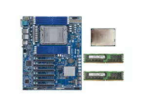 Gigabyte MU72-SU0+Intel Xeon Platinum 8360y ES+LGA4189 4u cooler 64gb RAM - Picture 1 of 6