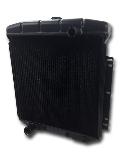 1954-1956 Ford Black Aluminum Radiator Full Size | 2 Rows | SL130AATBLK ...