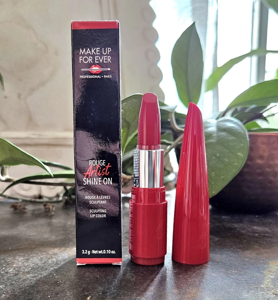 Make Up For Ever INCANDESCENT FIRE 432 Rouge Artist Shine On Lip Color NIB!  - Image 1 of 1