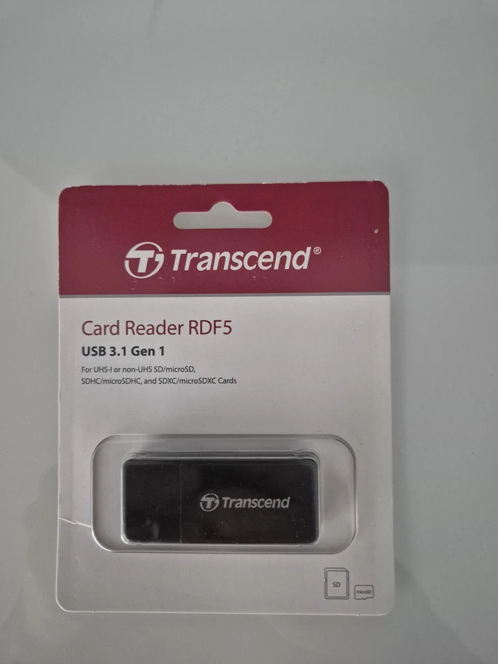  Transcend TS-RDF5K Kartenleser USB 3.1 microSDXC SDHC microSDHC SDXC UHS-1 OVP - Bild 1 von 1