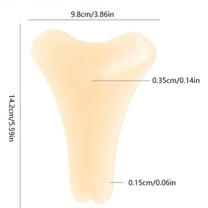 Silicone Camel Toe Concealer Reusable Traceless Invisible Adhesive Leggings Pad - Picture 1 of 15