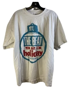 T-shirt vintage 92.3 The Beat taglia XL LA Hip Hop Radio Los Angeles vintage anni 90 - Foto 1 di 11