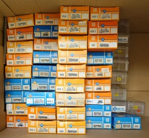 ROCO LEERKARTONS Spur H0 OVP SET HO f. Personenwagen & Güterwagen Leerverpackung - Imagen 1 de 4