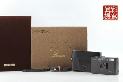 [Casi COMO NUEVA] Cámara fotográfica Minolta TC-1 Limited 70th Limited negra 35 mm de JAPÓN Foto 1 de 4