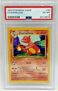 1999 Pokemon Charmeleon 24/102 PSA 6 - Picture 1 of 2
