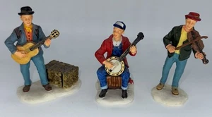 Set 3 Figurine Collezione Yuletide Jamboree Village LEMAX 2000-Natale - Foto 1 di 7