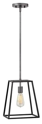 Hinkley Lighting 3351 Fulton 1 Light 10"W Mini Pendant - Aged Zinc - Image 1 of 4