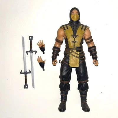 6-дюймовая экшн-фигурка Scorpion Mezco Mortal Kombat MK X 2015 отдельная NetherRealm - Изображение 1 из 3