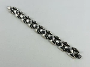 Antico Bracciale Art Déco In Argento 800 Milano - Foto 1 di 8