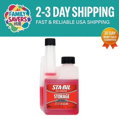 Versatile Fuel Stabilizer for All Gas Types - 24  Preservation, 8 oz - Image 1 of 4