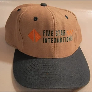 Brown and Green Five Star International Adjustable Hat - Picture 1 of 3