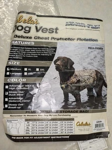 Cabela's Mossy Oak Neopren Hundeweste Größe M Jagd Camouflage - Bild 1 von 4