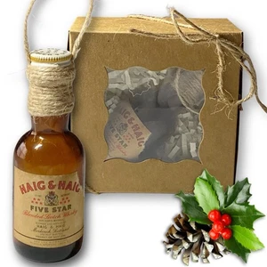 Haig & Haig Five Star Scotch Whisky Artisan Vintage Glasflasche Ornament - Bild 1 von 7