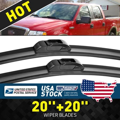 Limpiaparabrisas delantero para Ford E-150 2003-2014 20"+20" toda temporada 2 piezas Foto 1 de 4