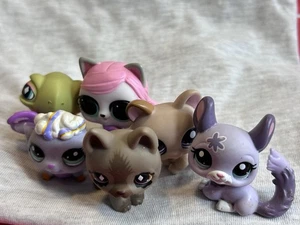 Littlest Pet Shop Figures Miniature Animals Mixed Lot Bundle x6 Toys - Picture 1 of 8
