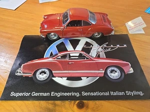 Franklin Mint 1967 Volkswagen Karmann Ghia Coupe 1:24 Scale Diecast Replica - Picture 1 of 16