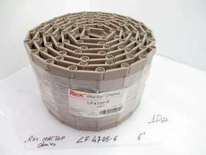 Rex Mattop LF4705-6  Flite Top Chains Conveyor Table 6in Width 10lf (New) - Picture 1 of 4