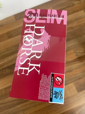 KORONA KING QUALITY Dark Horse Slim Long Filter Tubes 1000 Slim Cigarette Empty Filter Tubes