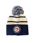 NHL Youth Winnipeg Jets Retro Toque Winter Hat, Warm Comfortable Kids Hockey Cap