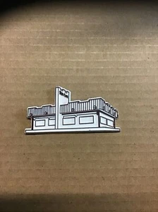 Imán vintage en forma de restaurante White Castle de 1980 o más marrón/blanco - Imagen 1 de 2