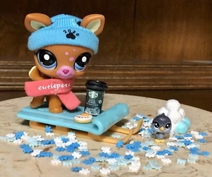 Authentischer Littlest Pet Shop #1759 Hirsch mit kleinem Pinguin🐾 - Bild 1 von 14