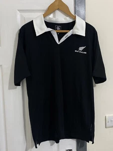 Neuseeland Kiwi Rugby Poloshirt Herren Gr. M schwarz Kragen - Bild 1 von 6